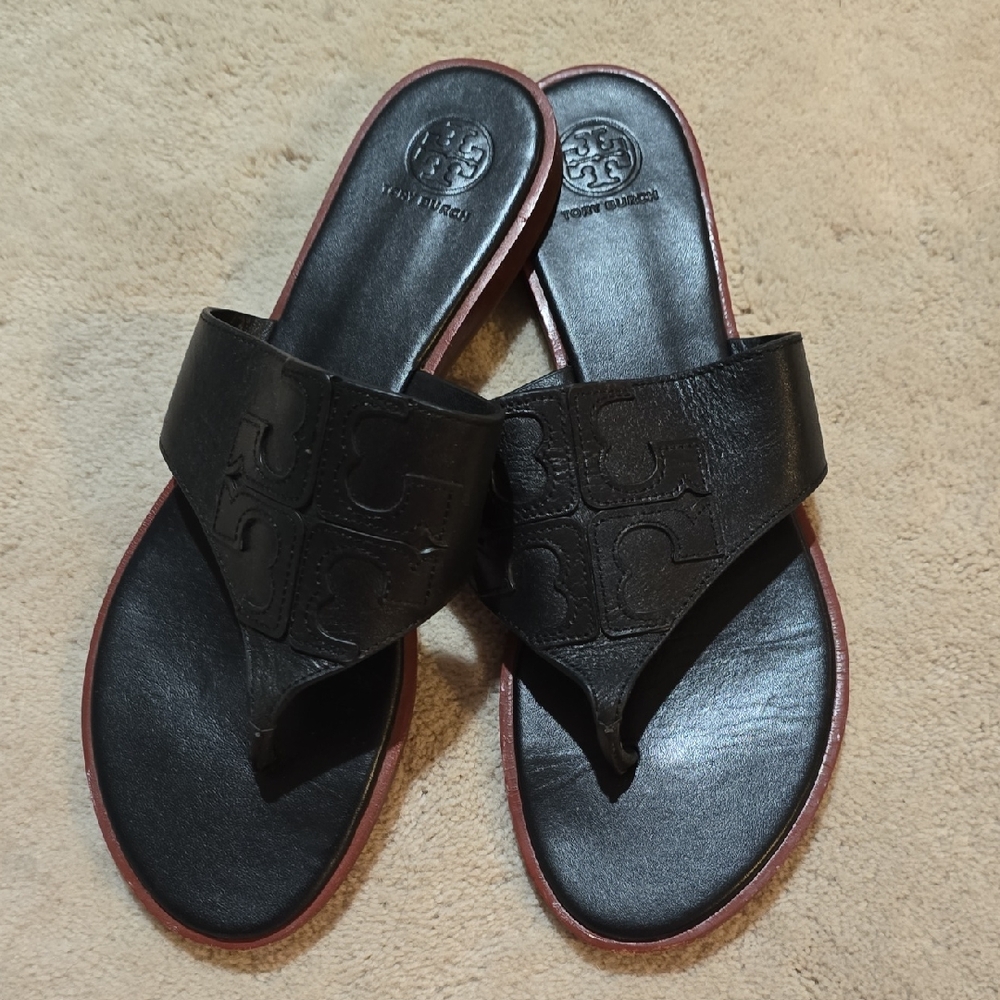 Tory Burch Black Minimalist Sandals